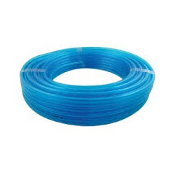 Tuyau droit en polyuréthane bleu