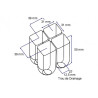 PLAQUE DE SEMIS 150 ALV (600x400mm) lot de 2