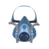 Demi-masque respiratoire en silicone